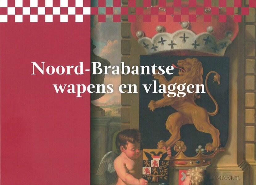 Detail van het boekomslag van Noord-Brabantse wapens en vlaggen